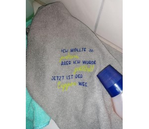 Stickserie - Putzfrau Sprüche